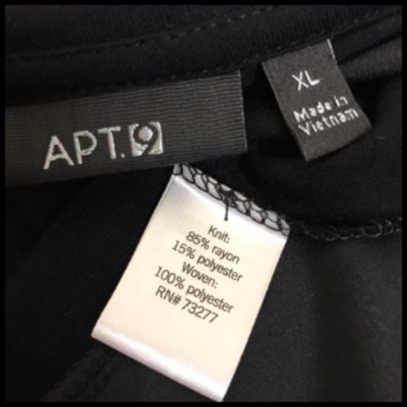 Apt. 9 Beaded Soft Tunic Top With 5" Satin Hem Size XL - Picture 7 of 8